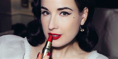 dita von teese ysl lipstick|Dita Von Teese.